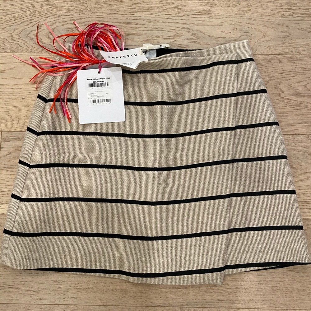 MSGM striped mini skirt